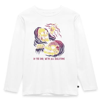 Lustiger Sensenmann-liebhaber Halloween Horror - Kinder Premium Bio Langarmshirt - Weiß - Vorne - AI Model Kid Female (0cm)