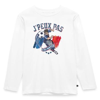 J peux pas j ai match 1 - T-shirt manches longues Premium Enfant - blanc - Devant - AI Model Kid Female (0cm)
