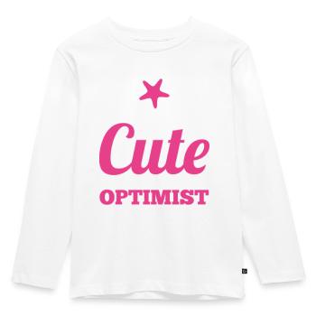 Idée cadeau petite-fille - T-shirt manches longues Premium Enfant - blanc - Devant - AI Model Kid Female (0cm)
