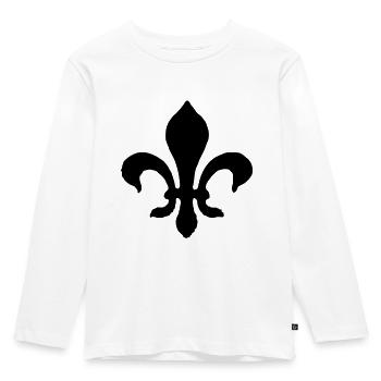 Lillie - T-shirt manches longues Premium Enfant - blanc - Devant - AI Model Kid Female (0cm)