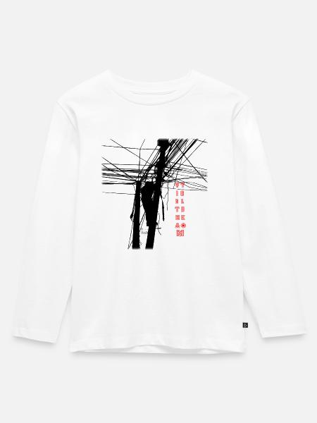 Vietnam Telekom - Kinder Premium Bio Langarmshirt - Weiß