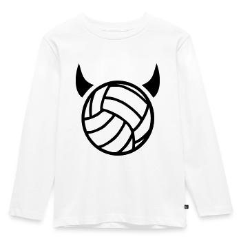 Volleyball - T-shirt manches longues Premium Enfant - blanc - Devant - AI Model Kid Female (0cm)