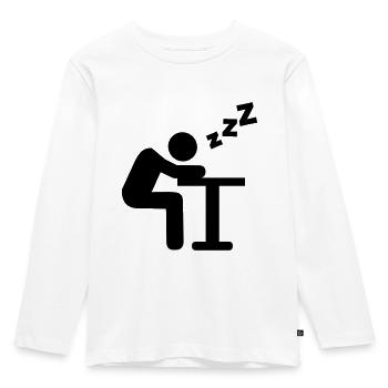 Sleeping - Kids' Premium Longsleeve Shirt - white - Front - AI Model Kid Female (0cm)