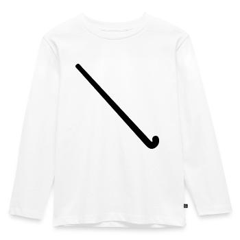Field hockey - Kids' Premium Longsleeve Shirt - white - Front - AI Model Kid Female (0cm)