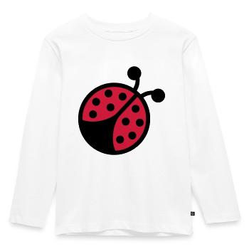 Ladybug - Kids' Premium Longsleeve Shirt - white - Front - AI Model Kid Female (0cm)