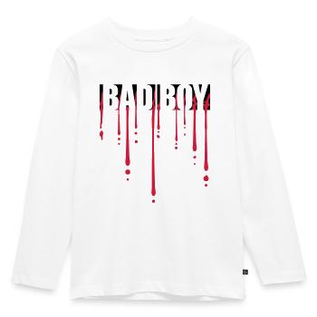 Blood Bad Boy - Kids' Premium Longsleeve Shirt - white - Front - AI Model Kid Female (0cm)