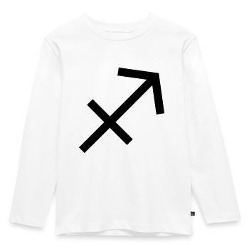Sagittarius - Kids' Premium Longsleeve Shirt - white - Front - AI Model Kid Female (0cm)