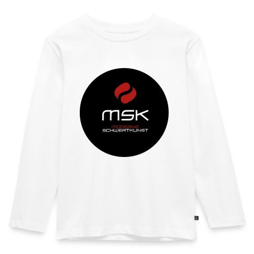 Button - Kinder Premium Bio Langarmshirt