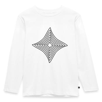 FORM - Kinder Premium Bio Langarmshirt - Weiß - Vorne - AI Model Kid Female (0cm)