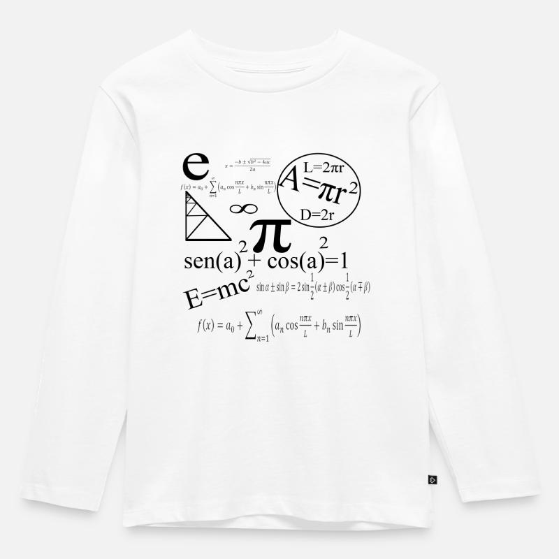 math // math - Kids' Premium Longsleeve Shirt - white