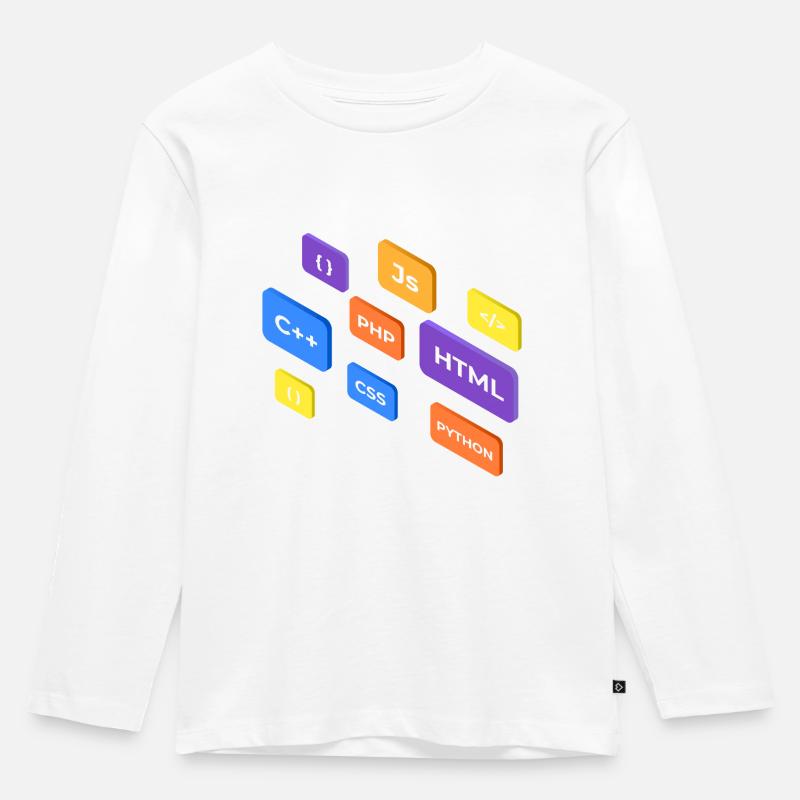 Programming - Kids' Premium Longsleeve Shirt - white