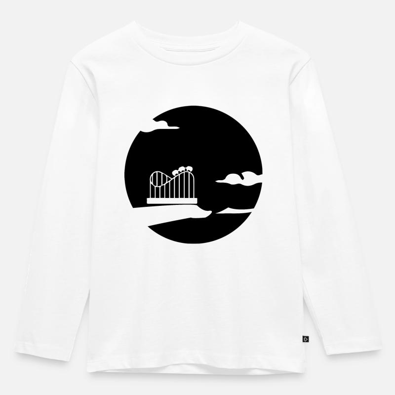 Rollercoaster Roller Coaster - Kids' Premium Longsleeve Shirt - white