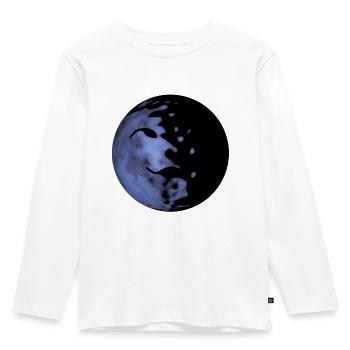 Planet - Kids' Premium Longsleeve Shirt - white - Front - AI Model Kid Female (0cm)