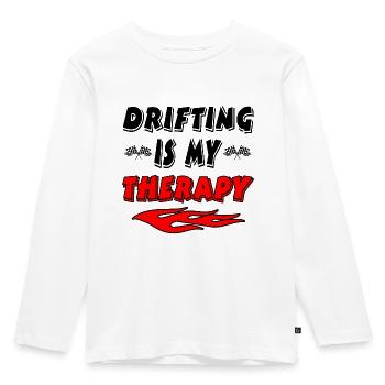 Car - Kids' Premium Longsleeve Shirt - white - Front - AI Model Kid Female (0cm)