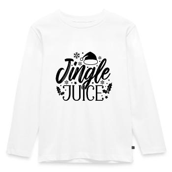 Jingle Juice - Kids' Premium Longsleeve Shirt - white - Front - AI Model Kid Female (0cm)