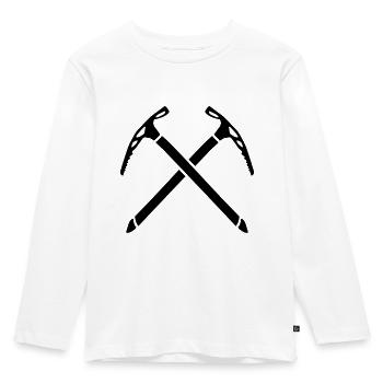 Climber - Kids' Premium Longsleeve Shirt - white - Front - AI Model Kid Female (0cm)