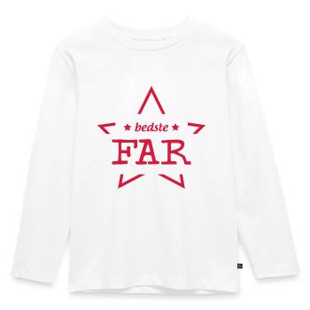 Far / fars dag / familj / Papa / pappa / bursdag - T-shirt manches longues Premium Enfant - blanc - Devant - AI Model Kid Female (0cm)