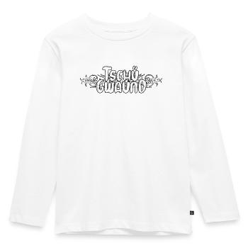 Tschü Gwaund - Kinder Premium Bio Langarmshirt - Weiß - Vorne - AI Model Kid Female (0cm)