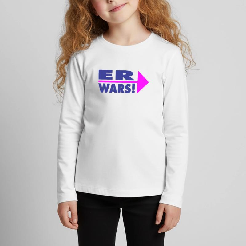 Er wars! Partner- oder Partyshirt Kinder Premium Bio Langarmshirt