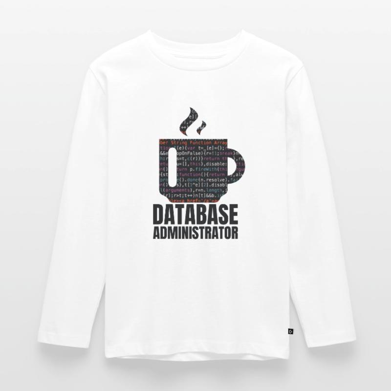 Données de base de données SQL Programmer Administration T-shirt manches longues Premium Enfant