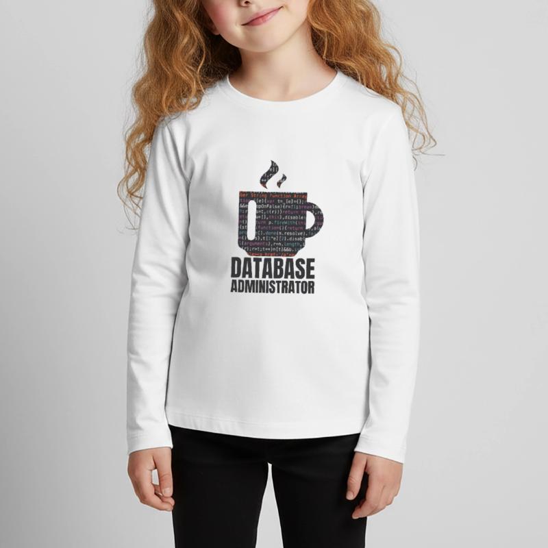 Données de base de données SQL Programmer Administration T-shirt manches longues Premium Enfant