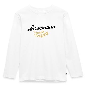 Ährenmann - ear to whom honor is due - Kids' Premium Longsleeve Shirt - white - Front - AI Model Kid Female (0cm)