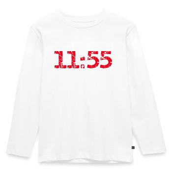 5 à 12 Prudence - T-shirt manches longues Premium Enfant - blanc - Devant - AI Model Kid Female (0cm)