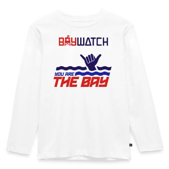 Baywatch Shaka You Are The Bay - Kids' Premium Longsleeve Shirt - white - Front - AI Model Kid Female (0cm)