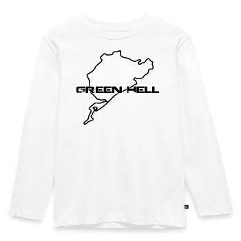 Green Hell - Kinder Premium Bio Langarmshirt - Weiß - Vorne - AI Model Kid Female (0cm)