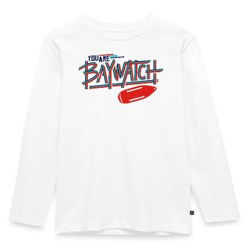 Baywatch You Are Baywatch - Kids' Premium Longsleeve Shirt - white - Front - AI Model Kid Female (0cm)