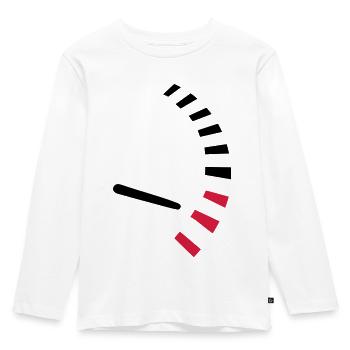Tacho - Kinder Premium Bio Langarmshirt - Weiß - Vorne - AI Model Kid Female (0cm)