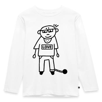 Convict Prisoner Husband - Prisoner - Kids' Premium Longsleeve Shirt - white - Front - AI Model Kid Female (0cm)