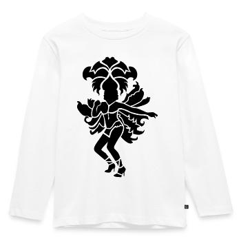 Samba - Kinder Premium Bio Langarmshirt - Weiß - Vorne - AI Model Kid Female (0cm)