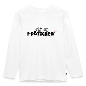 I Dötchen - Kinder Premium Bio Langarmshirt - Weiß - Vorne - AI Model Kid Female (0cm)