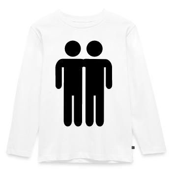 Friendship - Kids' Premium Longsleeve Shirt - white - Front - AI Model Kid Female (0cm)