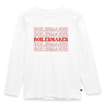Boilermaker Maker Ironworker Steamfitter - Kids' Premium Longsleeve Shirt - white - Front - AI Model Kid Female (0cm)