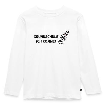 First Year Gift – Elementary School, I'm Coming! - Kids' Premium Longsleeve Shirt - white - Front - AI Model Kid Female (0cm)