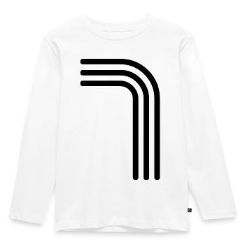 7 sieben seven - Kinder Premium Bio Langarmshirt - Weiß - Vorne - AI Model Kid Female (0cm)