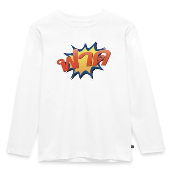 Nailed It! ฟาด Thai slang word - Kids' Premium Longsleeve Shirt - white - Front - AI Model Kid Female (0cm)