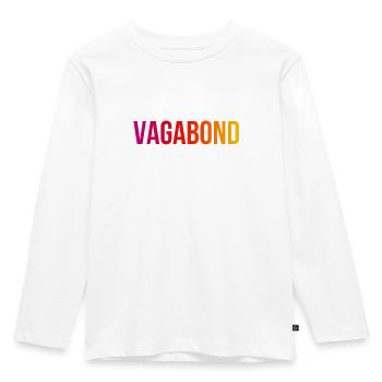 Vagabond - Cooles Lustiges Statement - Kinder Premium Bio Langarmshirt - Weiß - Vorne - AI Model Kid Female (0cm)