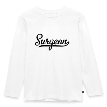 Chirurgien - T-shirt manches longues Premium Enfant - blanc - Devant - AI Model Kid Female (0cm)