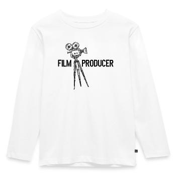 Filmmaker director film producer gift idea - Kids' Premium Longsleeve Shirt - white - Front - AI Model Kid Female (0cm)