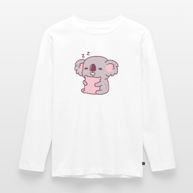 Cute Napping Koala Bear Kids' Premium Longsleeve Shirt