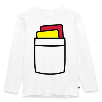 Referee - Kids' Premium Longsleeve Shirt - white - Front - AI Model Kid Female (0cm)