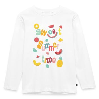 Sweet summertime. - Kids' Premium Longsleeve Shirt - white - Front - AI Model Kid Female (0cm)