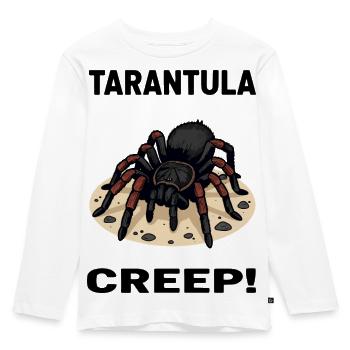 Mygale Creep Tarantula Araignée Exotique - T-shirt manches longues Premium Enfant - blanc - Devant - AI Model Kid Female (0cm)