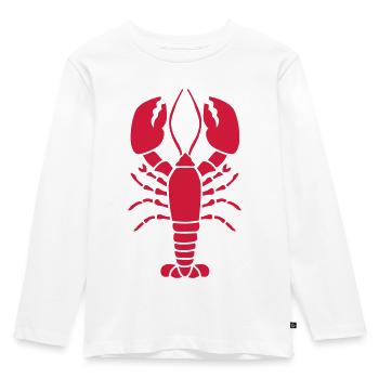 Hummer - Kinder Premium Bio Langarmshirt - Weiß - Vorne - AI Model Kid Female (0cm)