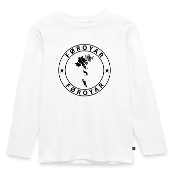 Féroé (îles) - T-shirt manches longues Premium Enfant - blanc - Devant - AI Model Kid Female (0cm)