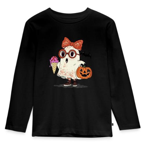 Geist Mit Eis 1 - Kinder Premium Bio Langarmshirt