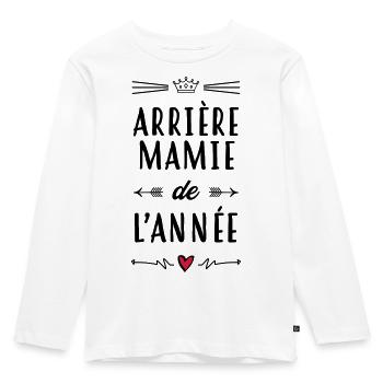 Arrière Mamie Mamy Grand-Mère Grand Mere - Kids' Premium Longsleeve Shirt - white - Front - AI Model Kid Female (0cm)